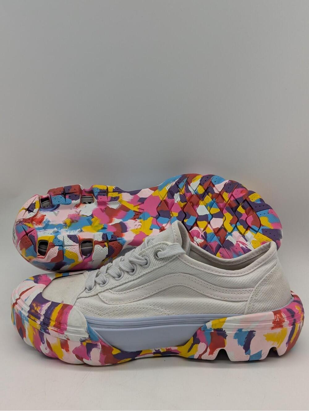 Vans Old Skool Modular Swap It Rainbow Soles W/ Shoes Womens Size 6.5 / Kids 5Y